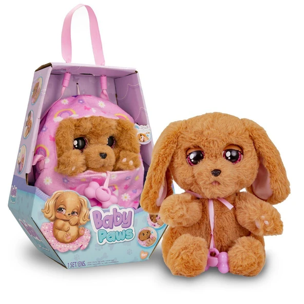 YUMURCAK TOYZ BAW07000 Baby Paws Sesli Cocker 20cm Peluş Kız Erkek Çocuk Oyuncak Eğitici Oyuncaklar ürün görseli 1