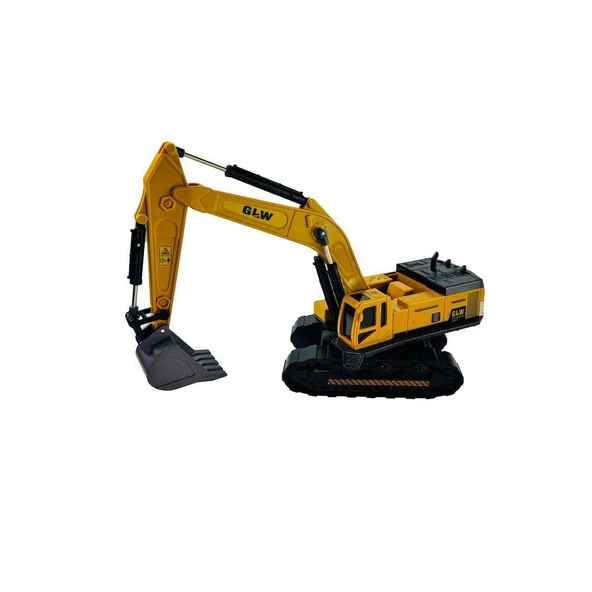 YUMURCAK TOYZ SZT-8891 Sürtmeli Metal İnşaat Aracı 1 55 Ekskavatör Kız Erkek Çocuk Oyuncak Eğitici Oyuncaklar ürün görseli 1
