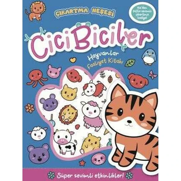 YUMURCAK TOYZ Çıkartma Neşesi Cicibiciler Hayvanlar Faaliyet Kitabı Kız Erkek Çocuk Oyuncak Eğitici Oyuncaklar ürün görseli 1