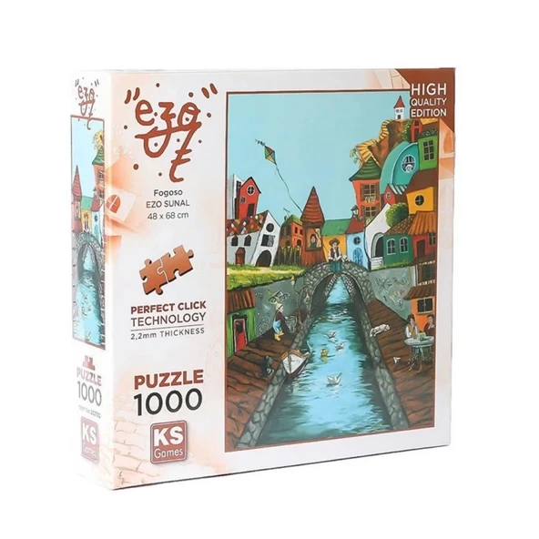 YUMURCAK TOYZ Ks Games Fogosa Puzzle 1000 Parça 20730 Kız Erkek Çocuk Oyuncak Eğitici Oyuncaklar ürün görseli 1