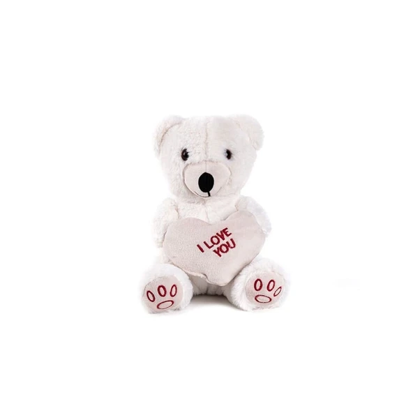 YUMURCAK TOYZ 5520 50cm BEYAZ KALPLİ AYICIK Kız Erkek Çocuk Oyuncak Eğitici Oyuncaklar ürün görseli 1