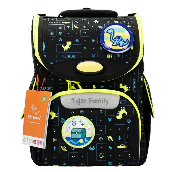 YUMURCAK TOYZ Işıklı Herlitz Dinozor Desenli Siyah Okul Çantası Kız Erkek Çocuk Oyuncak Eğitici Oyuncaklar ürün görseli 1