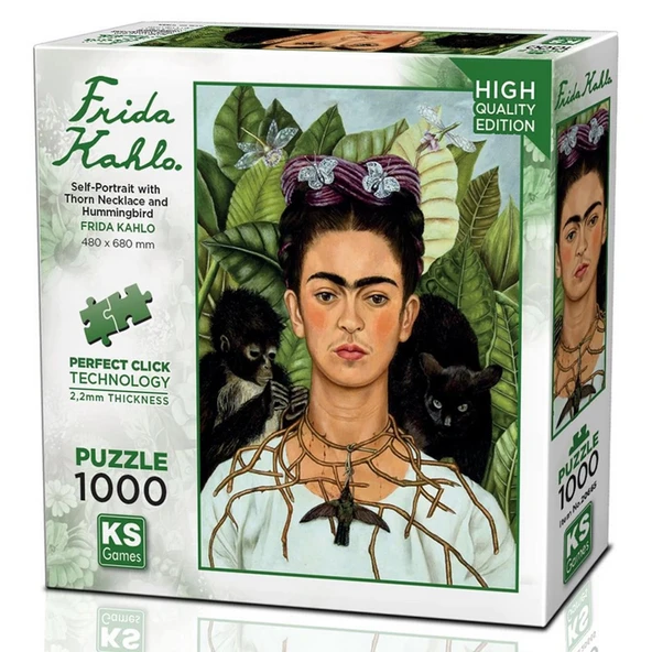 YUMURCAK TOYZ KS Games Self-Portrait with Thorn Necklace Puzzle 1000 Parça 20665 Kız Erkek Çocuk Oyuncak Eğitici O ürün görseli 1