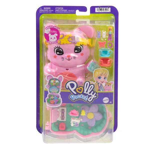YUMURCAK TOYZ JCR40 Polly Pocket Tavşancığın Çay Partisi Mikro Oyun Seti Kız Erkek Çocuk Oyuncak Eğitici Oyuncakla ürün görseli 1