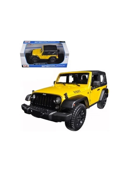 YUMURCAK TOYZ MAIS 31676 Maisto 2014 Jeep Wrangler 1:18 Special Edition Model Araba Kız Erkek Çocuk Oyuncak Eğitic ürün görseli 1