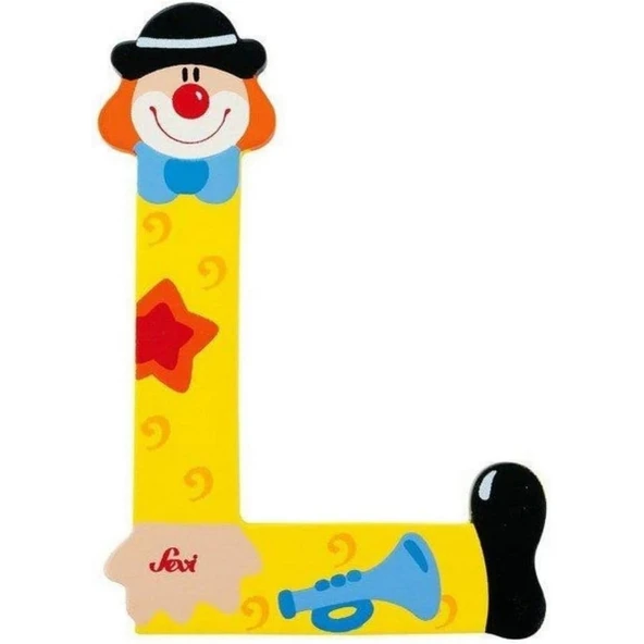YUMURCAK TOYZ Palyanço Ahşap Harf L Kız Erkek Çocuk Oyuncak Eğitici Oyuncaklar ürün görseli 1