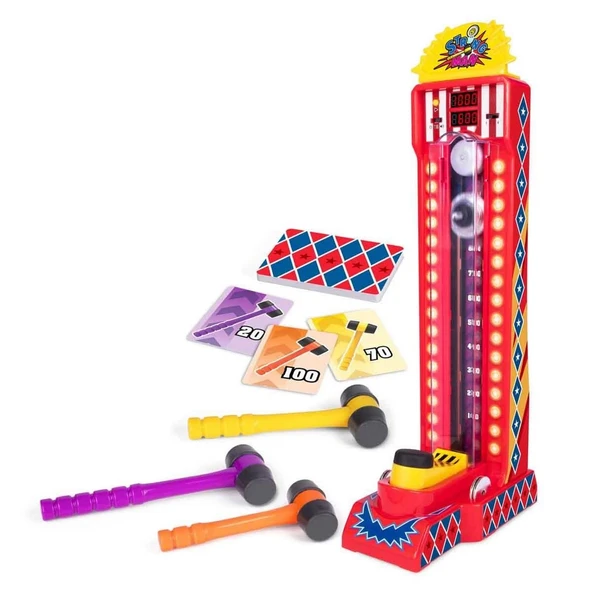 YUMURCAK TOYZ Sesli Elektronik Arcade Strongman Oyunu Kız Erkek Çocuk Oyuncak Eğitici Oyuncaklar ürün görseli 1