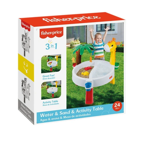 YUMURCAK TOYZ 1848 Fisher Price Su ve Kum Aktivite Masası 3ü 1 Arada Kız Erkek Çocuk Oyuncak Eğitici Oyuncaklar ürün görseli 1
