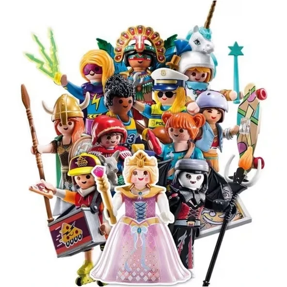 YUMURCAK TOYZ Playmobil Figürleri Seri 25 Kız Erkek Çocuk Oyuncak Eğitici Oyuncaklar ürün görseli 1