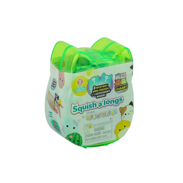 YUMURCAK TOYZ AL0001 Squish a longs 2 Figür + Yüzük Sürpriz Paket Seri 2 Kız Erkek Çocuk Oyuncak Eğitici Oyuncakla ürün görseli 1