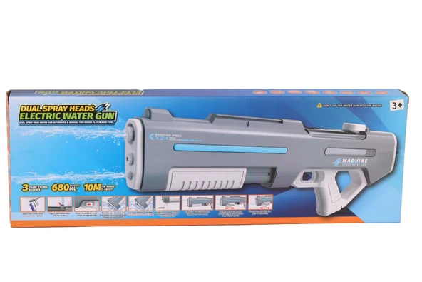 YUMURCAK TOYZ KB1390 ŞARJLI PİLLİ SU TÜFEĞİ 12 Kız Erkek Çocuk Oyuncak Eğitici Oyuncaklar ürün görseli 1