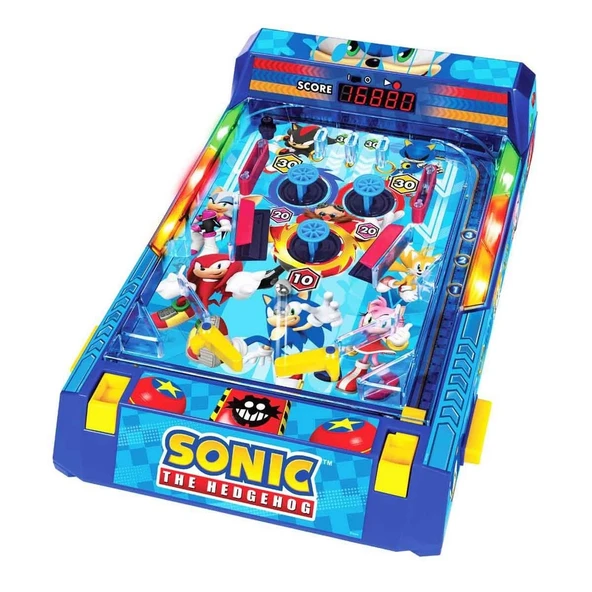 YUMURCAK TOYZ Sesli ve Işıklı Sonic Masaüstü Arcade Pinball Kız Erkek Çocuk Oyuncak Eğitici Oyuncaklar ürün görseli 1