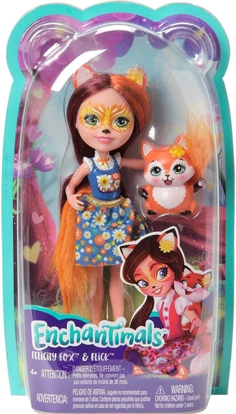YUMURCAK TOYZ FRH40 Enchantimals Winsley Wolf ve Trooper Kız Erkek Çocuk Oyuncak Eğitici Oyuncaklar ürün görseli 1