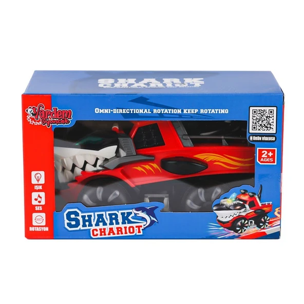 YUMURCAK TOYZ ZR171 Işıklı Müzikli Shark Chariot - Vardem Oyuncak Kız Erkek Çocuk Oyuncak Eğitici Oyuncaklar ürün görseli 1