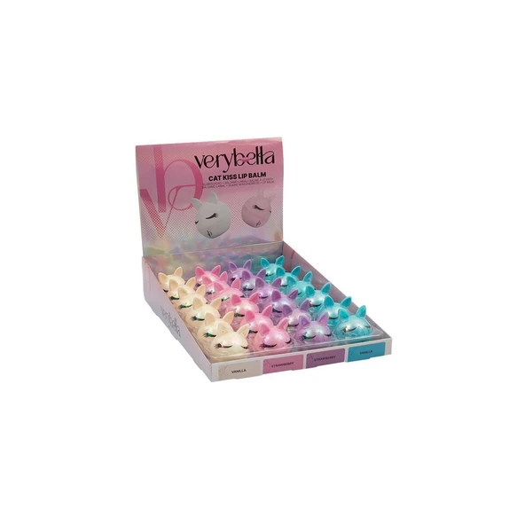 YUMURCAK TOYZ VRB29000 Very Bella - Cat Kiss Lip Balm Kız Erkek Çocuk Oyuncak Eğitici Oyuncaklar ürün görseli 1