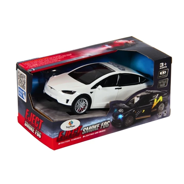 YUMURCAK TOYZ Işıklı Sesli Duman Çıkaran Sürtmeli Spor Araba TSP-1B Kız Erkek Çocuk Oyuncak Eğitici Oyuncaklar ürün görseli 1