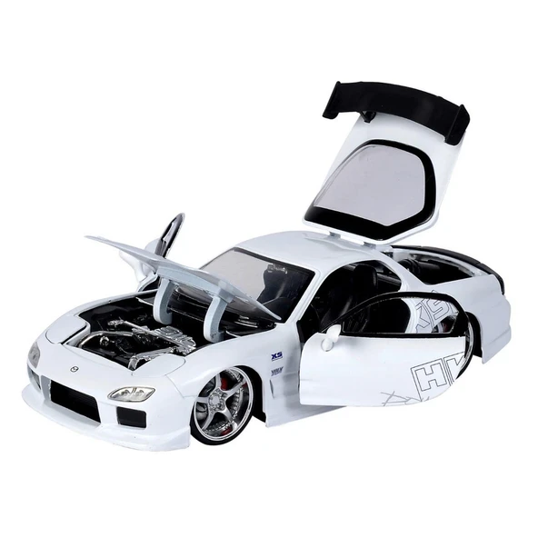 YUMURCAK TOYZ Hızlı & Öfkeli 1993 Mazda RX-7 Model Aracı Kız Erkek Çocuk Oyuncak Eğitici Oyuncaklar ürün görseli 1