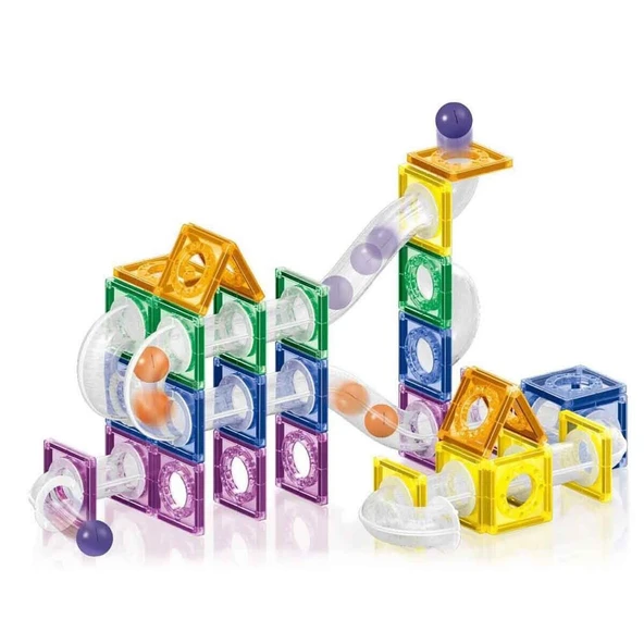 YUMURCAK TOYZ 4397 SUN-YFN-MANYETİK BLOK 84PRÇ Kız Erkek Çocuk Oyuncak Eğitici Oyuncaklar ürün görseli 1