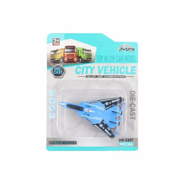 YUMURCAK TOYZ Die Cast Metal F-14 Benzeri Savaş Uçağı Kız Erkek Çocuk Oyuncak Eğitici Oyuncaklar ürün görseli 1