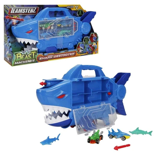 YUMURCAK TOYZ HTI TMZ BEAST MACHİNES KÖPEK BALIĞI AVCI Kız Erkek Çocuk Oyuncak Eğitici Oyuncaklar ürün görseli 1