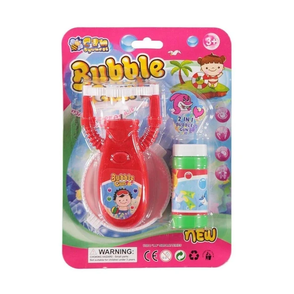 YUMURCAK TOYZ JY2009A KÖPÜK TABANCASI Kız Erkek Çocuk Oyuncak Eğitici Oyuncaklar ürün görseli 1