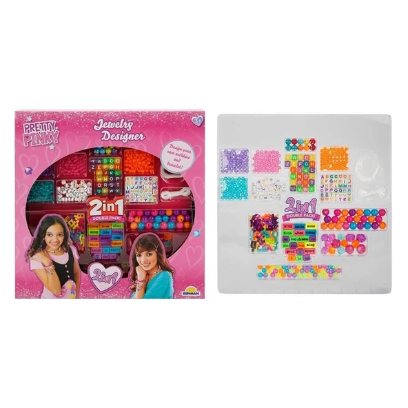 YUMURCAK TOYZ HOBİ SET 2İN1 BONCUK TAKI TASARIM HARFLİ Kız Erkek Çocuk Oyuncak Eğitici Oyuncaklar ürün görseli 1
