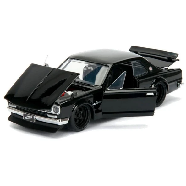 YUMURCAK TOYZ Hızlı & Öfkeli 1971 Nissan Skyline 2000 GT-R Model Aracı Kız Erkek Çocuk Oyuncak Eğitici Oyuncaklar ürün görseli 1