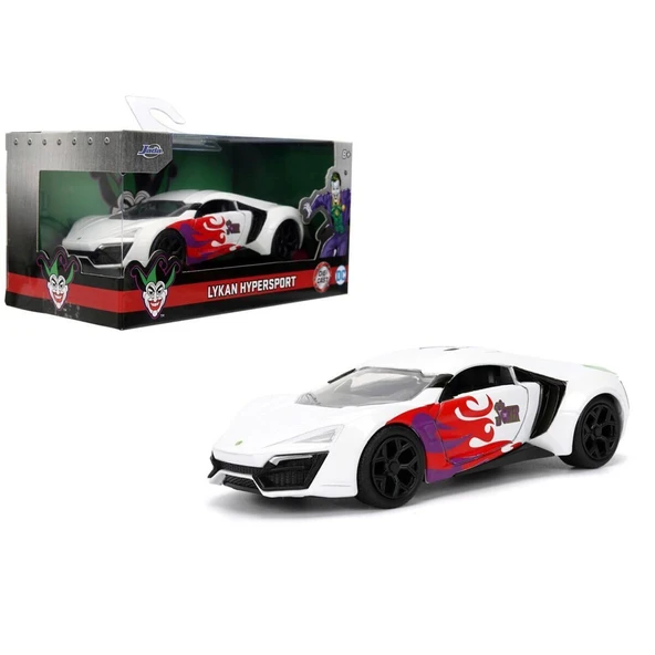 YUMURCAK TOYZ 9336140314R00 DC Joker Lykan Hypersport 1 32 Kız Erkek Çocuk Oyuncak Eğitici Oyuncaklar ürün görseli 1