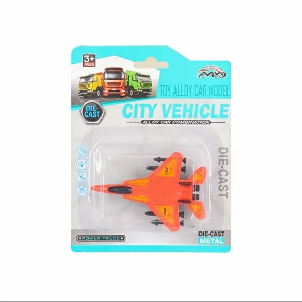 YUMURCAK TOYZ Die Cast Metal F-15 Benzeri Savaş Uçağı Kız Erkek Çocuk Oyuncak Eğitici Oyuncaklar ürün görseli 1