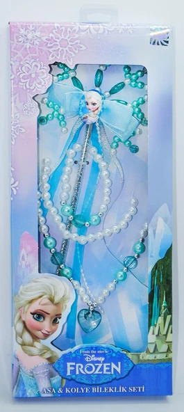 OMZ Disney Frozen Elsa Asa-Kolye-Bileklik Seti Kız Erkek Çocuk Oyuncak Eğitici Oyuncaklar ürün görseli 1