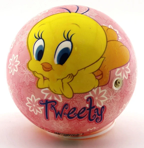 OMZ Dema Stil Pvc Tweety Top Pembe 12cm Kız Erkek Çocuk Oyuncak Eğitici Oyuncaklar ürün görseli 1