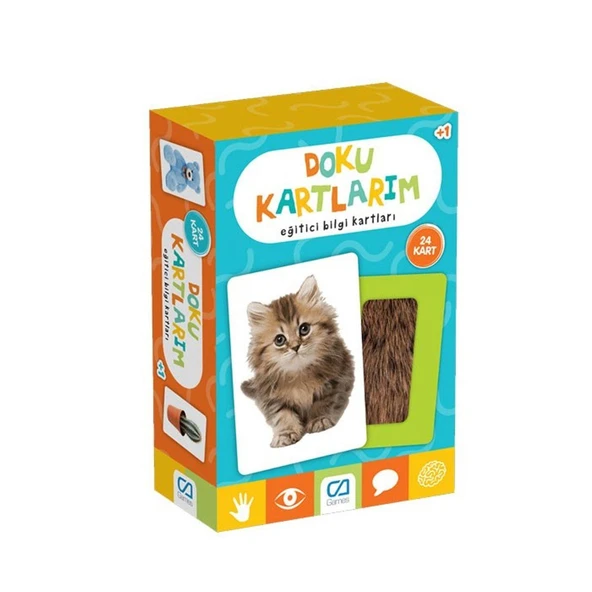 OMZ CA 5125 CA Games, Doku Kartlarım Kız Erkek Çocuk Oyuncak Eğitici Oyuncaklar ürün görseli 1
