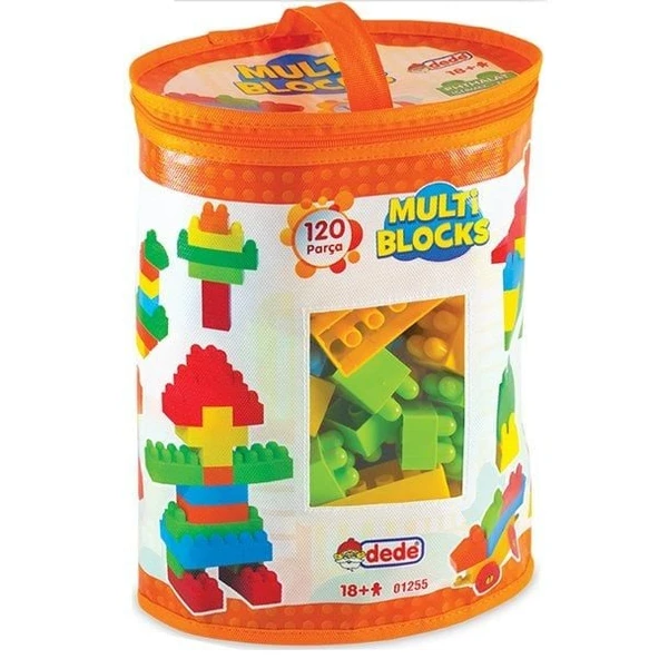 OMZ 01255 Dede, Multi Bloklar 120 Parça Kız Erkek Çocuk Oyuncak Eğitici Oyuncaklar ürün görseli 1