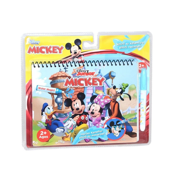 OMZ BK007 Gepettoys, Mickey Sihirli Boyama Kitabı Kız Erkek Çocuk Oyuncak Eğitici Oyuncaklar ürün görseli 1