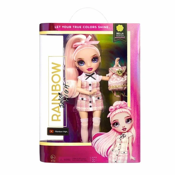OMZ 582960 Rainbow High - Bella Parker - Junior High 2. Seri +3 yaş Kız Erkek Çocuk Oyuncak Eğitici Oyun ürün görseli 1