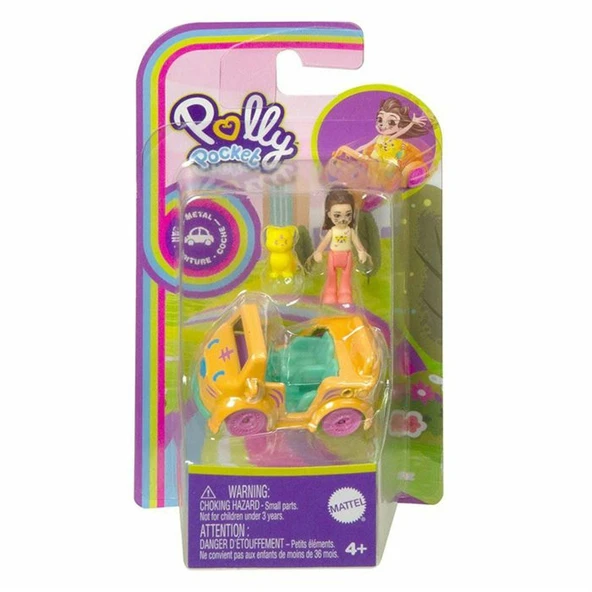 OMZ HKV55 Polly Pocketın Muhteşem Araçları Oyun Setleri -1adet stokta olan gönderilir Kız Erkek Çocuk Oy ürün görseli 1