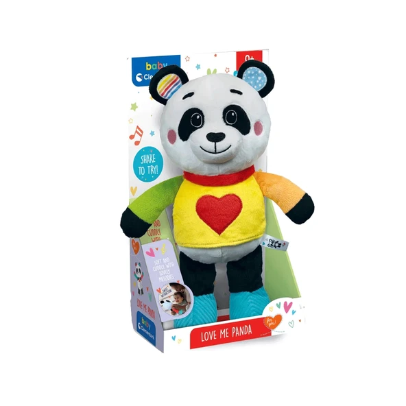 OMZ 17793 Baby Clementoni - Müzikli Pelüş Panda Kız Erkek Çocuk Oyuncak Eğitici Oyuncaklar ürün görseli 1
