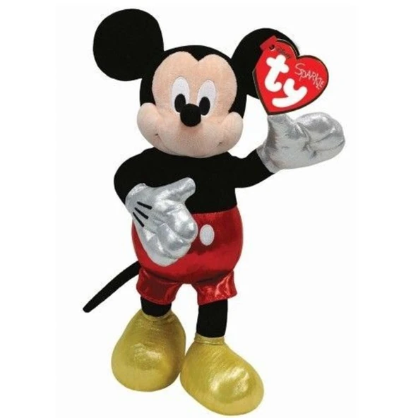 OMZ TY Sparkle Sesli Peluş Mickey Mouse 36cm Kız Erkek Çocuk Oyuncak Eğitici Oyuncaklar ürün görseli 1