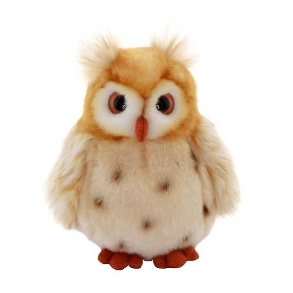 OMZ Baykuş Peluş 16cm Kız Erkek Çocuk Oyuncak Eğitici Oyuncaklar ürün görseli 1