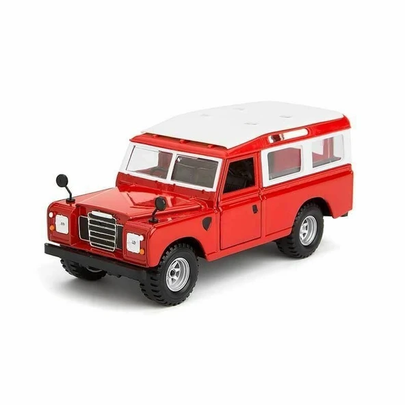 OMZ Bburago 1:24 Land Rover Series II Model Araba Kız Erkek Çocuk Oyuncak Eğitici Oyuncaklar ürün görseli 1