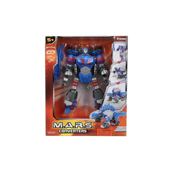 OMZ Sunman M.A.R.S. Dönüşebilen Robot Dinozor - S01041160 - 1adet Fiyatıdır Kız Erkek Çocuk Oyuncak Eğit ürün görseli 1