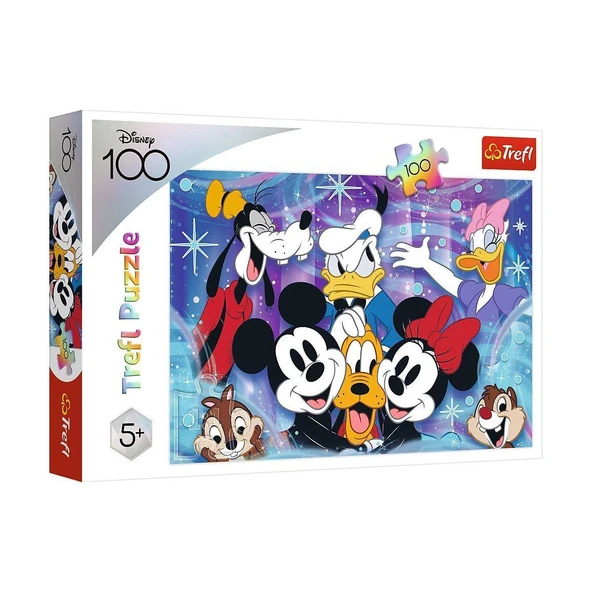 OMZ PUZZLE-16462 Disney Trefl Puzzle 100 Parça Kız Erkek Çocuk Oyuncak Eğitici Oyuncaklar ürün görseli 1