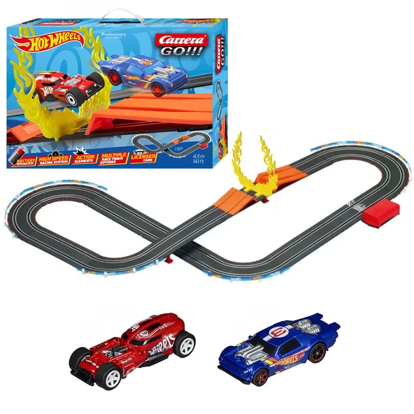 OMZ Carrera Go Hotwheels Yarış Pisti Kız Erkek Çocuk Oyuncak Eğitici Oyuncaklar ürün görseli 1