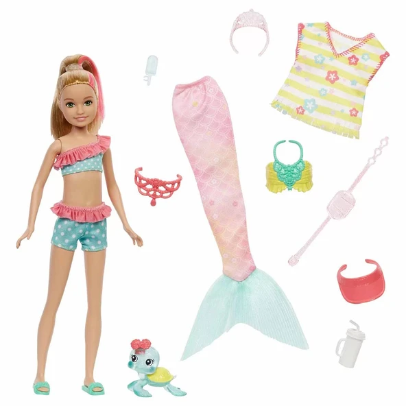 OMZ Barbie Mermaid Power Bebekleri HHG54 Kız Erkek Çocuk Oyuncak Eğitici Oyuncaklar ürün görseli 1