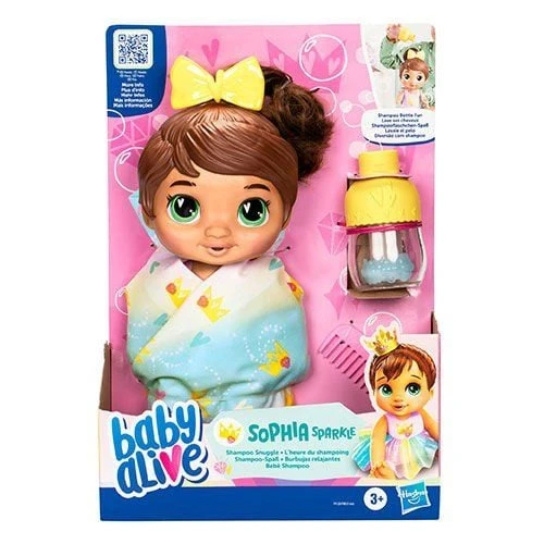 OMZ F9120 Baby Alive Şampuan Sevgisi Esmer Bebek +3 yaş Kız Erkek Çocuk Oyuncak Eğitici Oyuncaklar ürün görseli 1