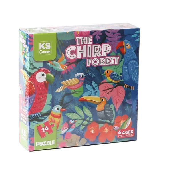 OMZ PRS 32709 The Chirp Forest Pre School Puzzle -Ks Puzzle Kız Erkek Çocuk Oyuncak Eğitici Oyuncaklar ürün görseli 1