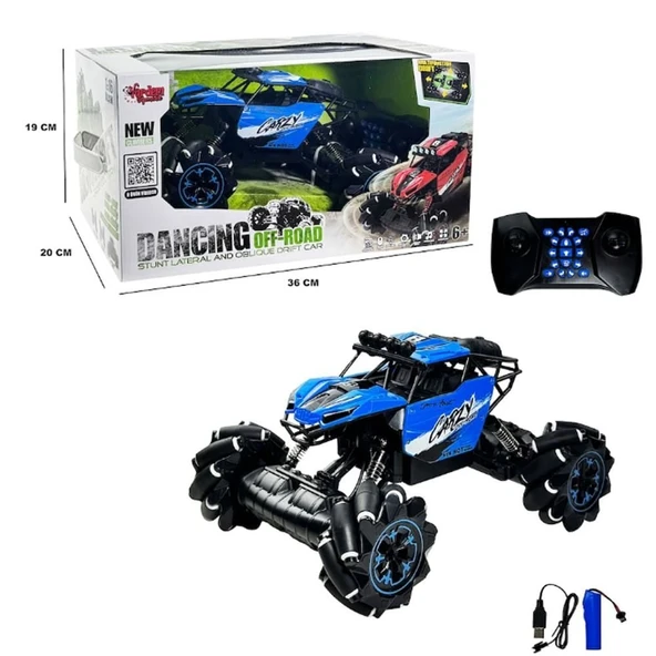 OMZ Uzaktan Kumandalı Full Fonksiyon Şarjlı 2.4 Ghz 1:16 Off Road Arazi Arabası Kız Erkek Çocuk Oyuncak ürün görseli 1