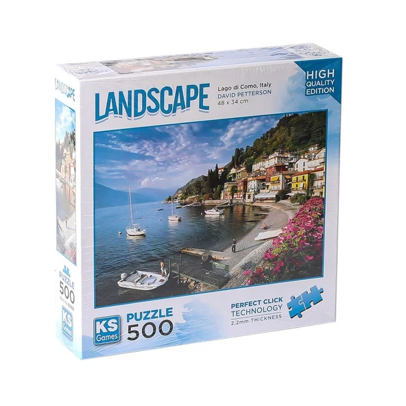 OMZ 20056 Lego Di Como İtalya 500 Parça Puzzle -KS Puzzle Kız Erkek Çocuk Oyuncak Eğitici Oyuncaklar ürün görseli 1