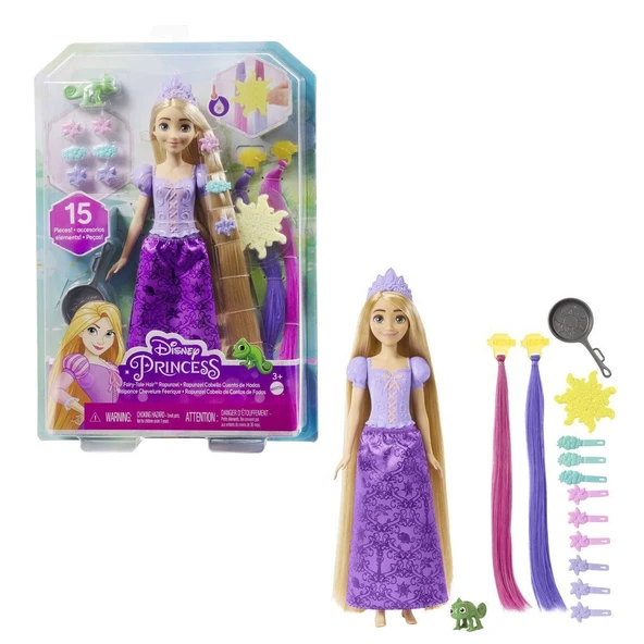 OMZ HLW18 Disney Prenses Renk Değiştiren Sihirli Saçlı Rapunzel Kız Erkek Çocuk Oyuncak Eğitici Oyuncakl ürün görseli 1