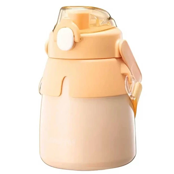 OMZ Shotay Hıppo Çelik Termos Matara 900 ml 8077 Kız Erkek Çocuk Oyuncak Eğitici Oyuncaklar ürün görseli 1